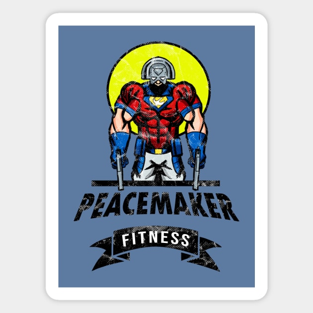 Peacemaker Fitness Gym Magnet by Fede_Gramajo